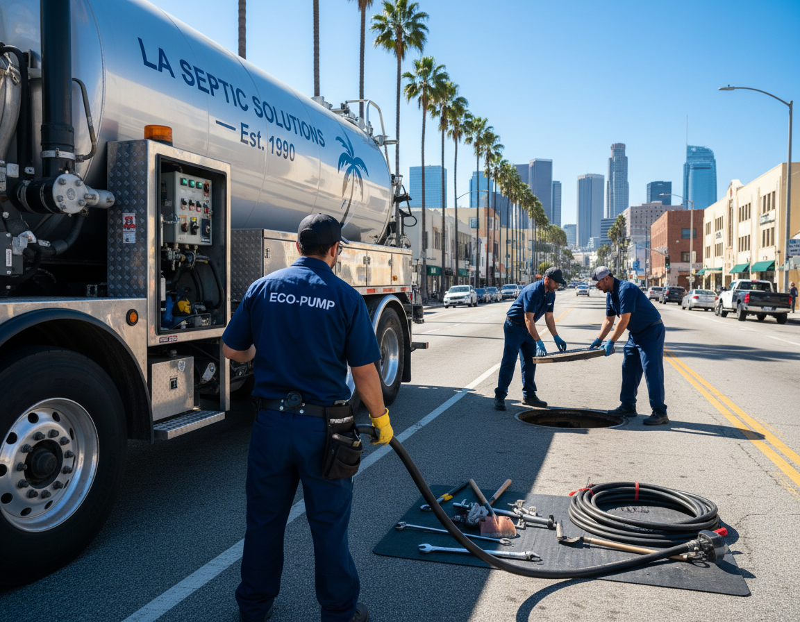 septic tank pumping LA